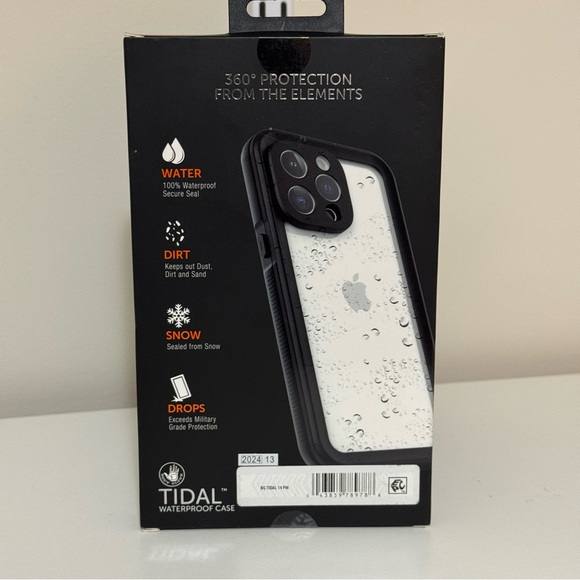 Body Glove Black Waterproof Case for iPhone 14 Pro Max OPEN BOX - Picture 3 of 3